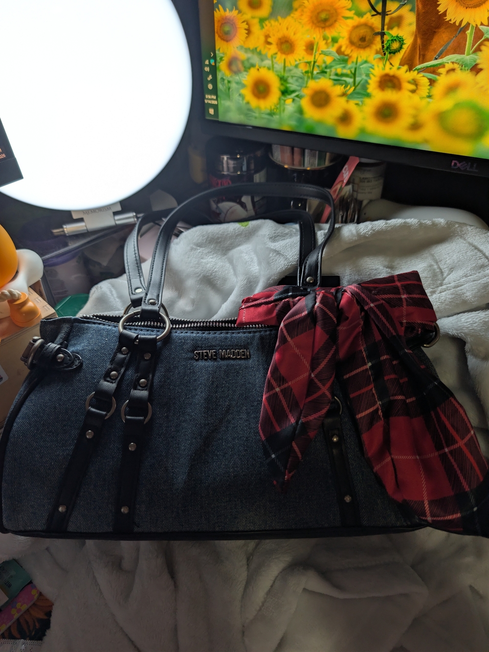 Steve Madden Denim Shoulder Bag